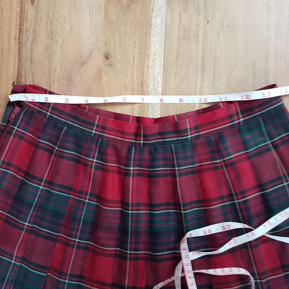 🌏 Braemar Petites • Jeremy Scott • Vintage Pleated Plaid Kilt • Sz 10 - Picture 9 of 9